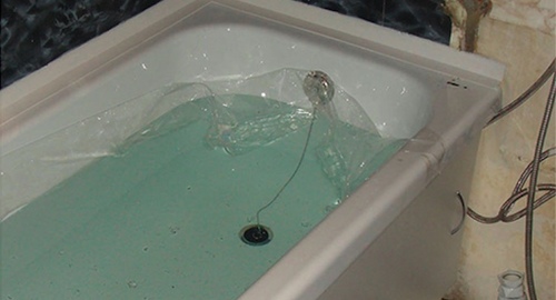 Установкой акрилового вкладыша | Сатка